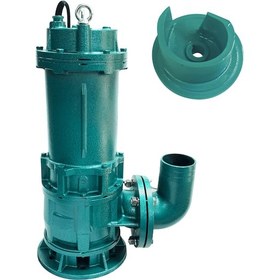 Resim Varan Vf 80-7.5 Parçalayıcı Yarı Açık Çarklı Foseptik Dalgıç Pompa 10 Hp / 7.5 Kw, 80mm Çıkış, 380 V 