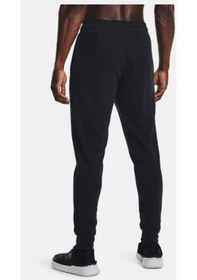 Resim Under Armour UA Rival Terry Erkek Eşofman Altı 1380843-001 Siyah - Beyaz 