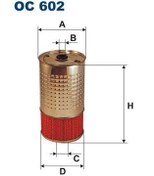 Resim FILTRON OC602 | Yağ Filtresi 99-Musso-Korando 2.9D Ms.W201-W124-S124 