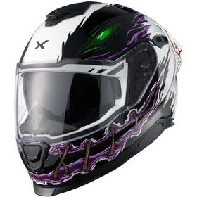 Resim NEXX Y.100R NIGHT RIDER BEYAZ KASK 