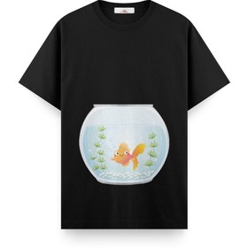 Resim The Aquarium - Hamile Regular Tshirt - Bej / M / Regular 