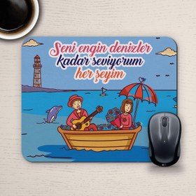 Resim Özel Tasarım Romantik Mousepad - No15 