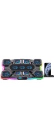 Resim Gameagle Eagle Vortex K11 Rgb 11 Fanlı 10 Rgb Modlu 9-17.3'' Notebook Soğutucu Stand Laptop Soğutucu 