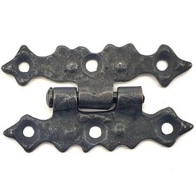 Resim Antika Tarz Dekoratif Pirinç Yıldız Menteşe - 63x36 Mm, Oksit Çok Renkli 