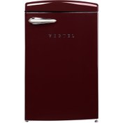 Resim Vestel RETRO SB14411 Bordo 122 Lt Statik Buzdolabı 