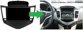 Resim CHEVROLET CRUZE İle Uyumlu - Araç Multimedya Ekran - 4GB 64GB - S - Black - 2008-2012 - 9 Inch - UPG - MYWAY 