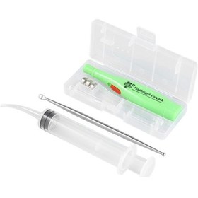 Resim Wineen Bademcik Taşı Temizleme Aleti Led Işık Kulak Temizleme Aleti Paslanmaz Çelik Kulak Kiri Temizleyici 3 Uçlu Irrigator Clean 