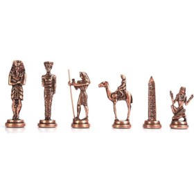 Resim BRF Hepsifur GiftHome Büyük Boy Metal Mısır Satranç Taşı Antik 1240063 