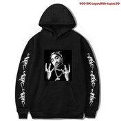 Resim GALASHOP Tupac Hoodies Makaveli Rapçi 2pac Hoodie 