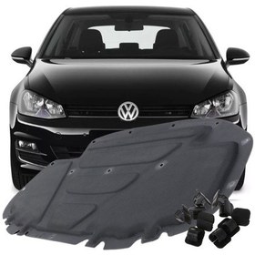 Resim Golf 7 2013-2016 Model Arası Uyumlu Kaput Keçesi İzolasyonu Klipsli 