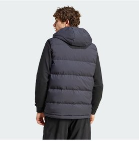 Resim Adidas Erkek Helionic Hooded Down Siyah Yelek Ix8113 001 
