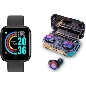 Resim Genel Markalar D20 Pro Akıllı Saat VE Powerbank Kulaklık M12 