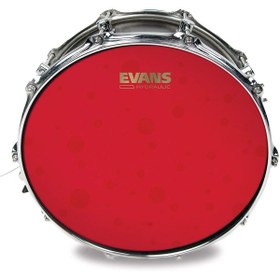 Resim Evans B14HR Hydraulic Red 14 İnç Yağlı Trampet Derisi - Kırmızı (Profesyonel) | Şeffaf Kırmızı Tasarım, Yağlı Yapı ile Minimum Çınlama ve Kolay Akort 