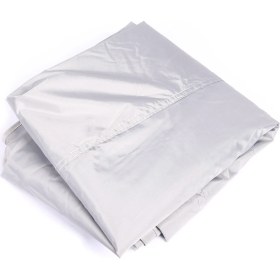 Resim Creatorally Taşınabilir Katlanmış Araba Şemsiyesi Oxford Kumaş Açık Anti Uv Güneş Geçirmez Güneşınak Koruyucu Kapak (Gümüş ) (Yurt Dışından) 