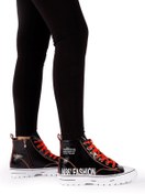 Resim NgrC Ha873 Siyah-turuncu Bootie KDNTBT00021C-3886 