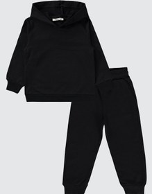 Resim Civil Boys Unisex Basic 2-5 Yaş Eşofman Takımı - Siyah - Siyah / 4-5 Yaş 