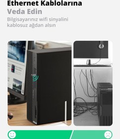 Resim Ugreen 20204 Ac650 2.4 Ve 5Ghz Dual Band Usb Wi-Fi Ağ Adaptörü. S 