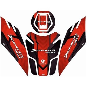 Resim Gogo Tank Pad 004 Kırmızı-siyah Bajaj Domınar 400 17-23 