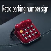 Resim Boatshop1 Yeşil Araba Gösterge Paneli Süsü Retro Geçici Park İşareti Şık Araba Plakası Moda Araba Aksesuarı 