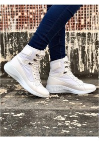Resim Boa Ba0600 Bağcıklı Beyaz Boksör Unisex Spor Postal Bot 