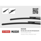 Resim Sılbak Silecek Süpürgesi 700/700mm Muz Tipi Ford Kuga 09 17 IS00-SILBAK SB2828B 