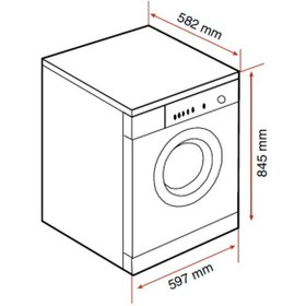 Resim Teka Tk3 1490 Wd Solo Beyaz 9 Kg. Kurutmalı Çamaşır Makinası 