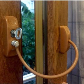 Resim Kidmix Halatlı Emniyet Kilidi Kahverengi Siyah 