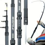 Resim 2.1M ila 3.6M (6.9 ila 11.8Ft) boyutlarında mevcut olan Süper Sert Karbon Fiber Olta Çubukları, Kaymaz Tutuşlar ve Metal Uçlar ile Donatılmış, Deniz Kaya Balıkçılığı, Sualtı Atış ve Uzun Mesafe Atış için İdealdir. 