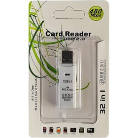 Resim Cazipshop 2in1 USB 2.0 Sd ve Micro Sd Kart Okuyucu 