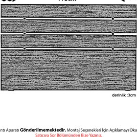 Resim PASİFİC HOME Huga Çift Kişilik Meşe Yatak Başlığı 140lk / 140 Cm Baza Başlık 