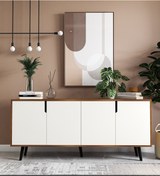 Resim Latina Modern Konsol 180 CM Ceviz - Beyaz 