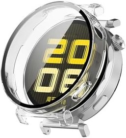 Resim NovStrap Huawei Watch Gt5 41mm ile Uyumlu Ekran Koruyucu Cam ve Kasa Koruyucu Kılıf Sert Polikarbon ŞEFFAF 
