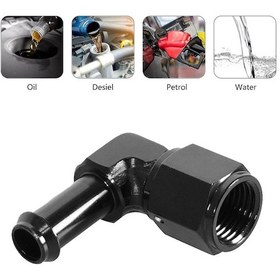 Resim 6an Dişi - 5/16 Dikenli Bağlantı Adaptörü 90 Derece Döner Alüminyum - Evrensel Uyumlu 