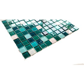 Resim MozaiKristaL Havuz ve tüm yaşam alanları için Kristal Mozaik ( 1 Kutu = 11 File Karo = 1 m2 Fiyatıdır ) 