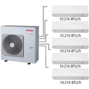 Resim Toshiba 5m Multi Split Klima 10.000 10.000 10.000 10.000 10.000 Btu/h 