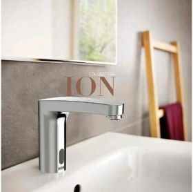 Resim Nsk Fotoselli Lavabo Bataryası Pilli Ion Krom Tek Su Girişli 