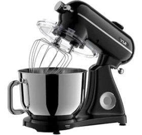 Resim Esmo Home M122 Plus Easy Chef Dc Motor Stand Mikser Çift Başlıklı Hoparlör Özellikli Siyah 