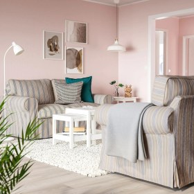 Resim IKEA Bej Şık Kanepe - 2'li Kanepe 