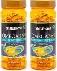 Resim Shiffahome Omega 3-6-9 100X1000 Softgel- Omega 369 2 Kutu 