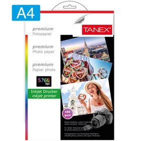 Resim Tanex Fotoğraf Kağıdı A4 180 gr 210 mm x 297 mm 25 Sayfa 