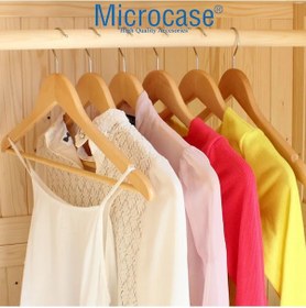 Resim Ahşapgörünümlüplastik Elbise Askısı A Kalite 20 Adet Al4494 Kahve 