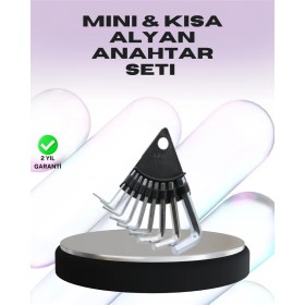 Resim Mestore 9 Parça Alyan Anahtar Seti Farklı Metrik Ölçü Pratik Taşıma 