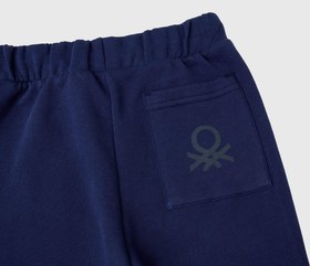 Resim Benetton Erkek Bebek Lacivert Arka Cebi Logo Eşofman Altı - 12-18 Ay 