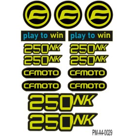 Resim PROMOT Motorsiklet Aksesuar Ekipman Sticker Kask Grenaj Laptop Sticker Seti 0029 