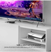 Resim Didadodo Bosphorusboutique Şeffaf Ps5 Optik Konsolu Jys-p5189 İnce Evrensel Dijital Depolama Standı Yatay Sürücü Yerleştirme, Yeni Tasarım 