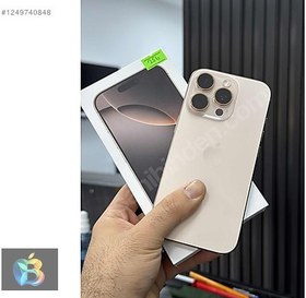 Resim Apple iPhone 16 Pro İkinci El TR | 256 GB | Çöl Titanyum 