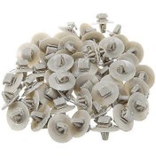 Resim Kangoo Trafic Primastar Opel Vivaro İçin 100 Adet Klips, Yan Kalıp Alt Koruması, Kapı Döşemesi - Kaiyi 