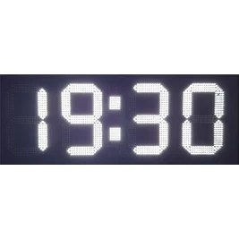 Resim Dolunay LED Dijital Saat Derece 33CM Beyaz 