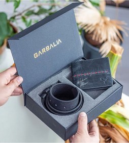 Resim Bk Gift Kişiye Özel Garbalia Altadena Hakiki Deri Rfıd Korumalı Saraç Dikişli Erkek Cüzdan Ve Kemer Hediye Seti Babalar Günü Hediyesi, Erkeklere Hed 