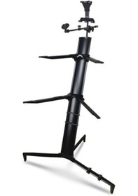 Resim Driton Ds-19 Siyah Profesyonel Mikrofon Ve Tablet Standlı Çift Katlı Ultimate Org Standı Sehpası 